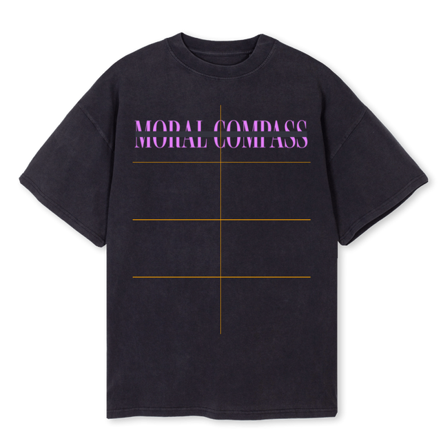 BLKPNKMC Vintage Black Oversized Tee.