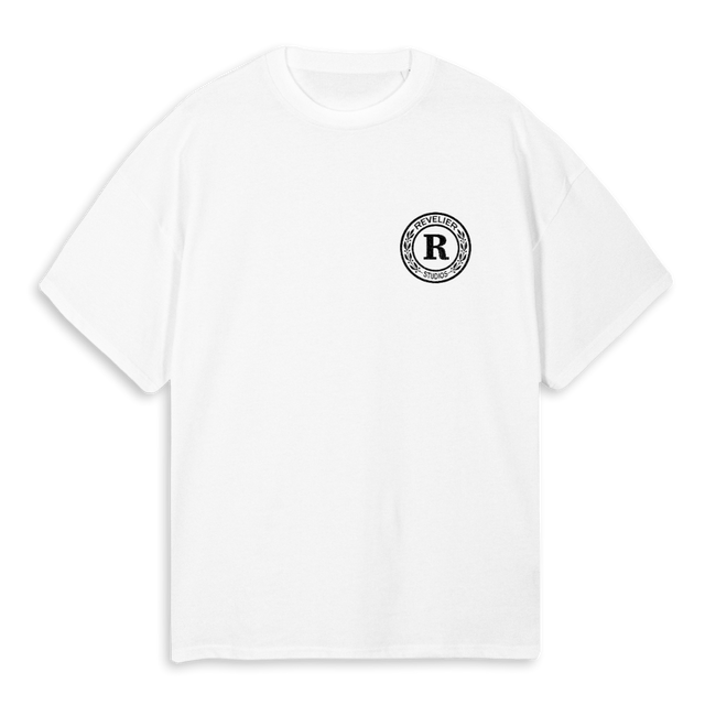RACING DEPT White Oversized Tee.