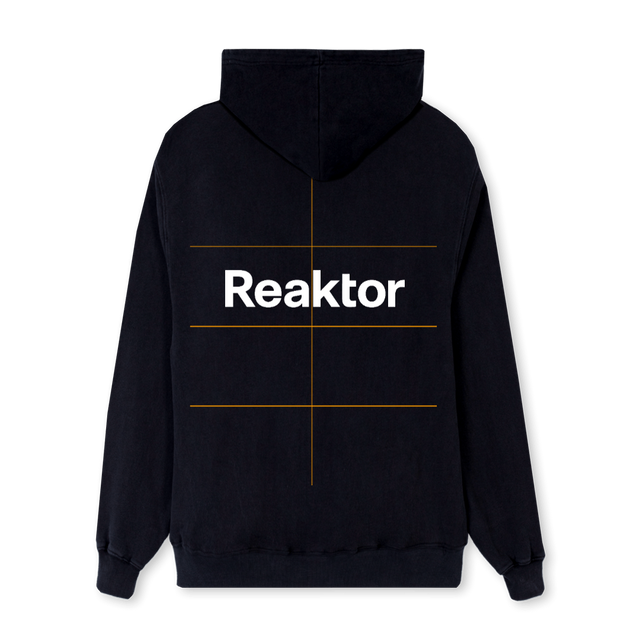 WORDMARKBLACKSWEATER Black Regular Hoodie.