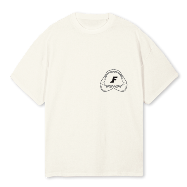 SHARK Cream Oversized Tee.