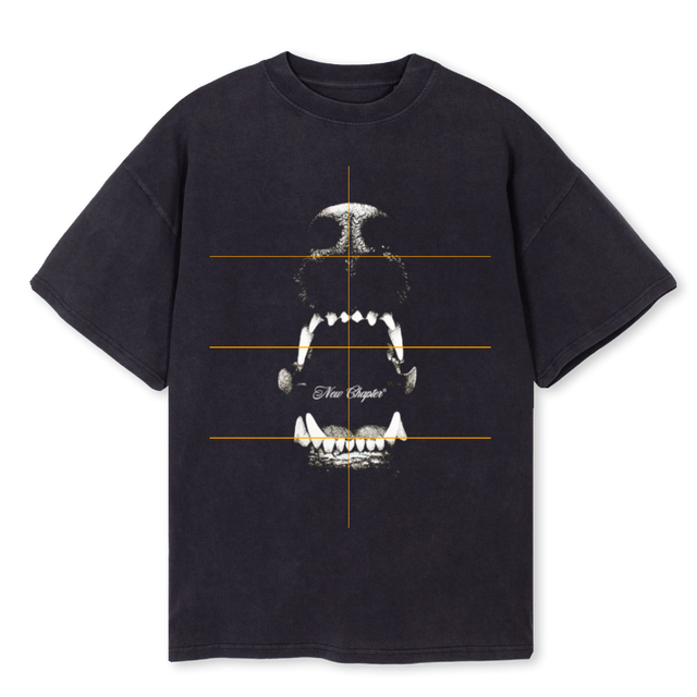 NCDOFTOOTVINTAGE Vintage Black Oversized Tee.