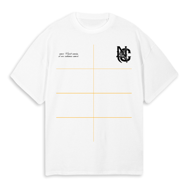 NCLOVECA White Oversized Tee.