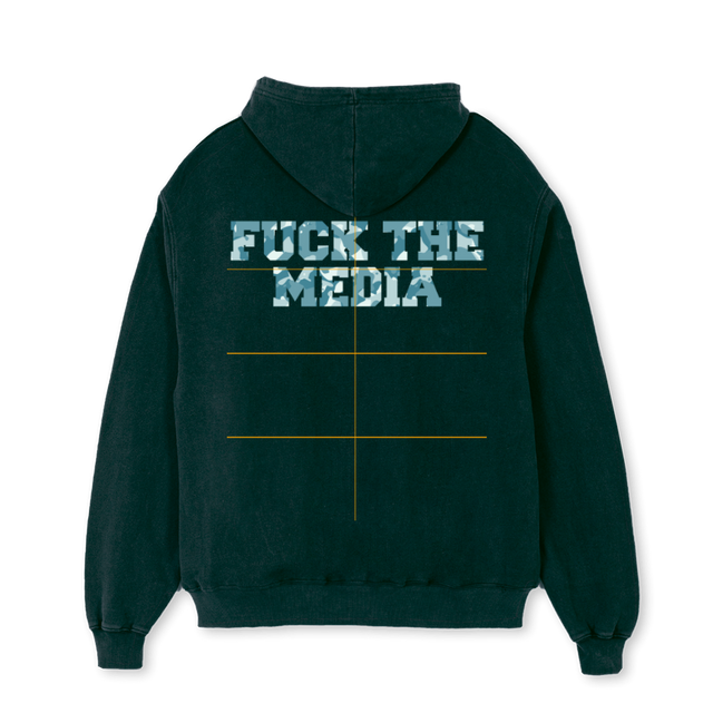 FUCKTHEMEDIAMCPVP Wild Green Oversized Hoodie.