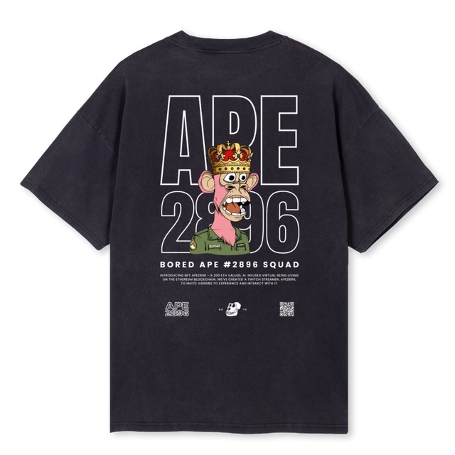 BAPEIII Vintage Black Oversized Tee.
