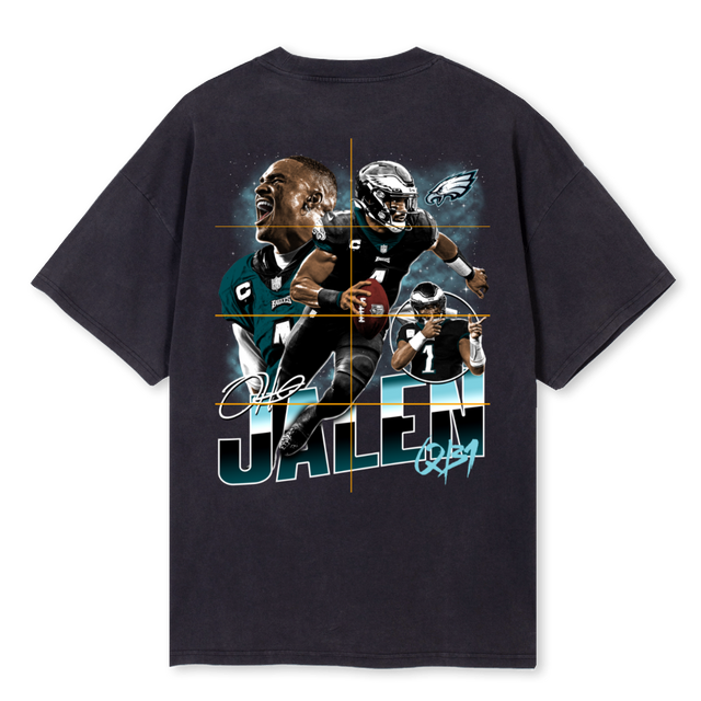 HURTS Vintage Black Oversized Tee.