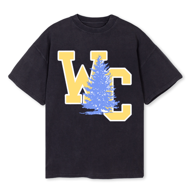WC Vintage Black Oversized Tee.