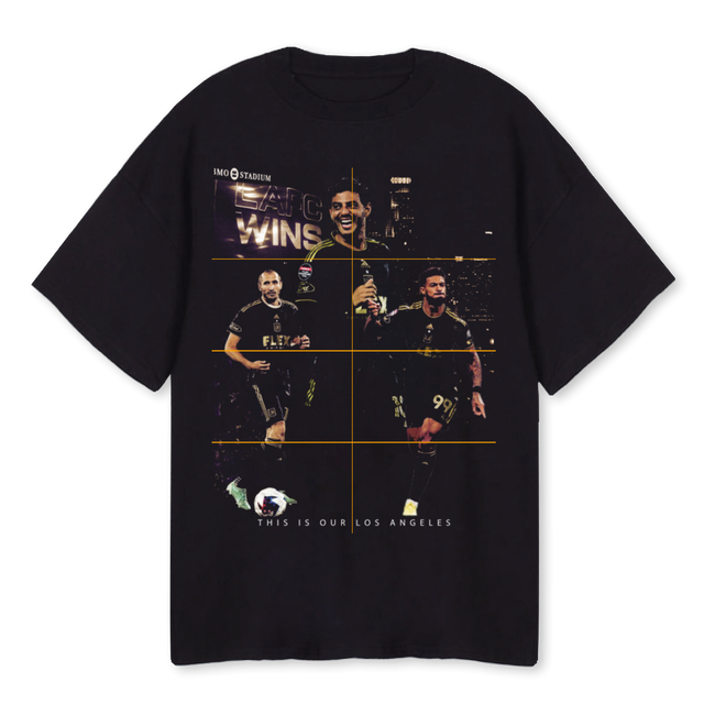 LAFC Black Oversized Tee.