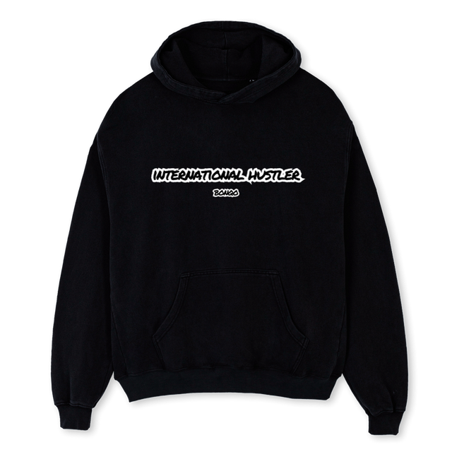 CITE Black Oversized Hoodie.