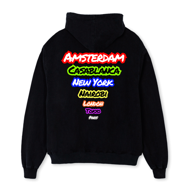 CITE Black Oversized Hoodie.