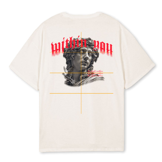 VINTAGEWHITE Vintage White Oversized Tee.