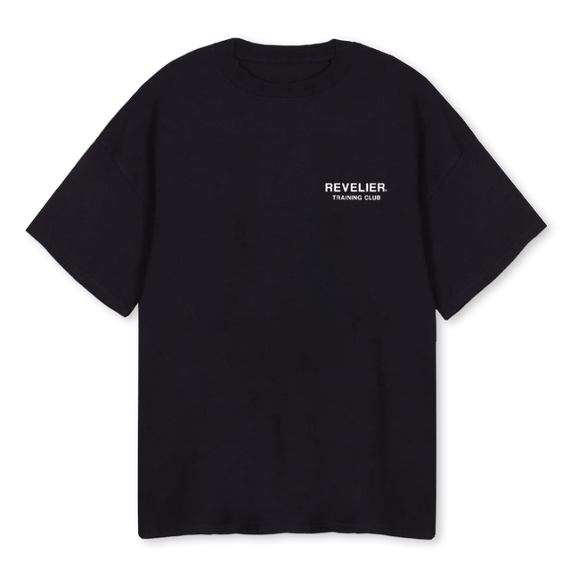 TCLUB Black Oversized Tee.