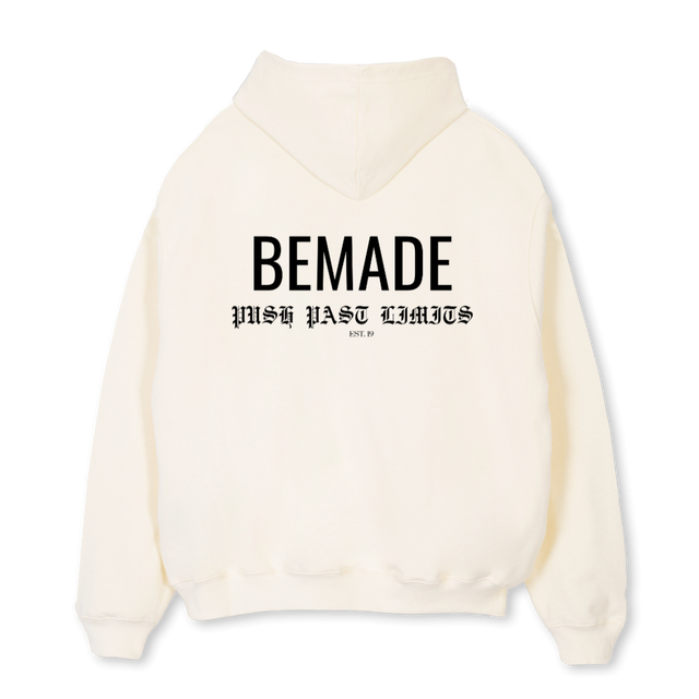 BMDE HOODIE SAMPLEE Cream Oversized Hoodie.