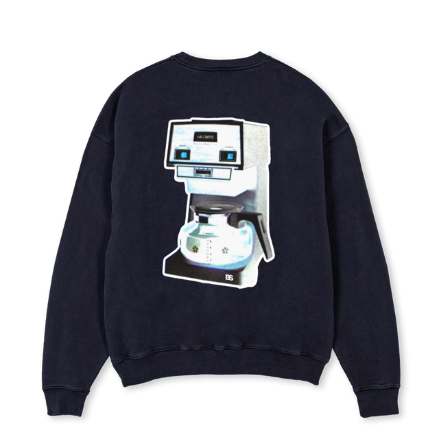 CFHC Vintage Black Oversized Crewneck Sweater.