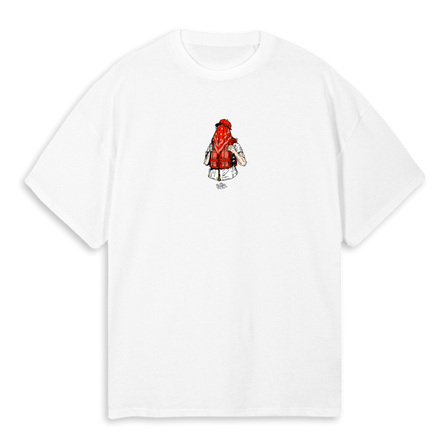 NOFACE White Oversized Tee.