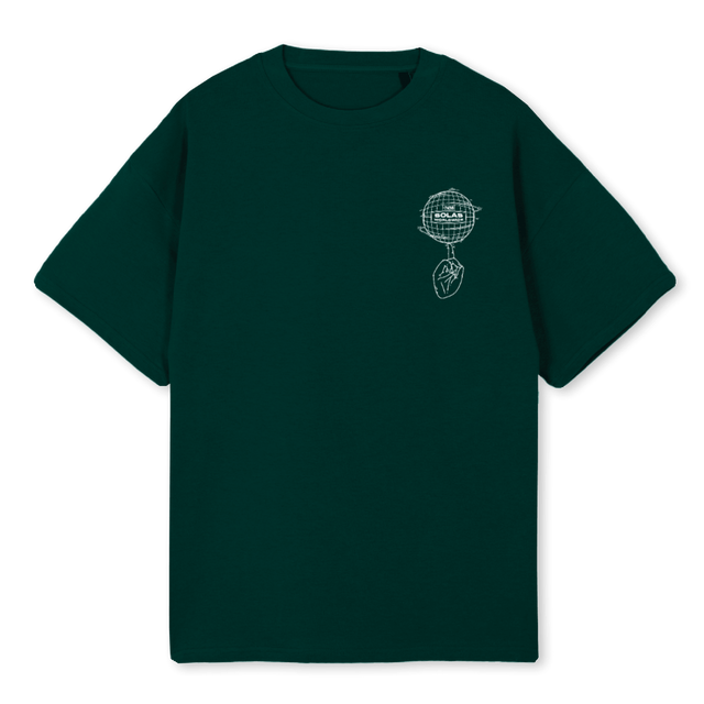 GLOBEFINGER Wild Green Oversized Tee.