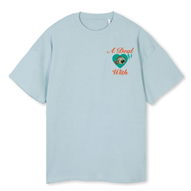 FUGU Cold Blue Oversized Tee.