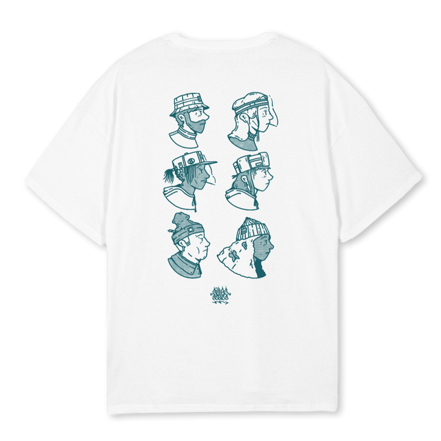 HEADSUP White Oversized Tee.