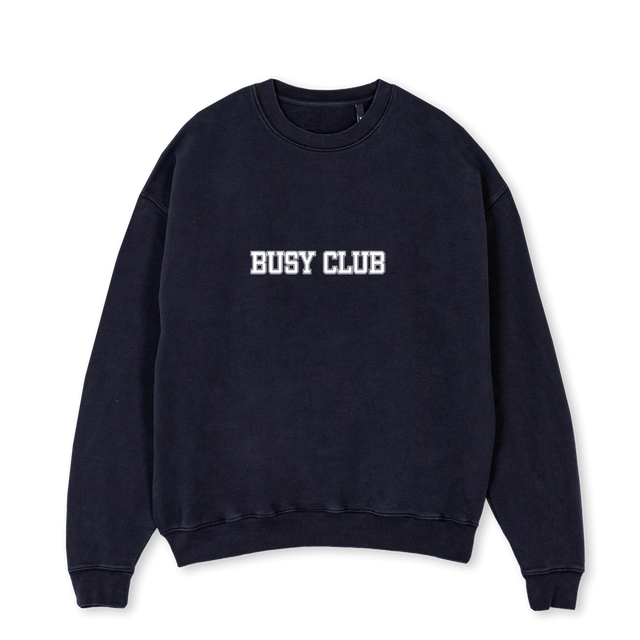 BCP Vintage Black Oversized Crewneck Sweater.