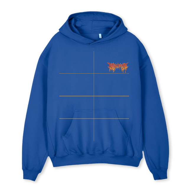 BBWORLD Cobalt Blue Oversized Hoodie.