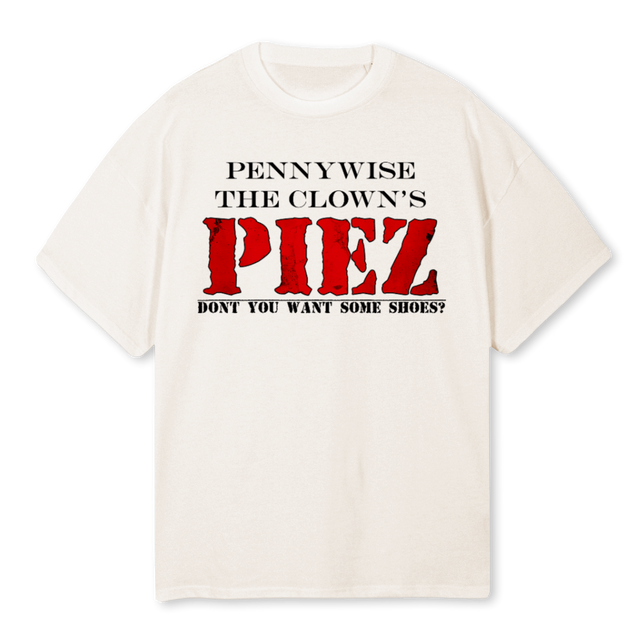 ITXPIEZ Vintage White Oversized Tee.