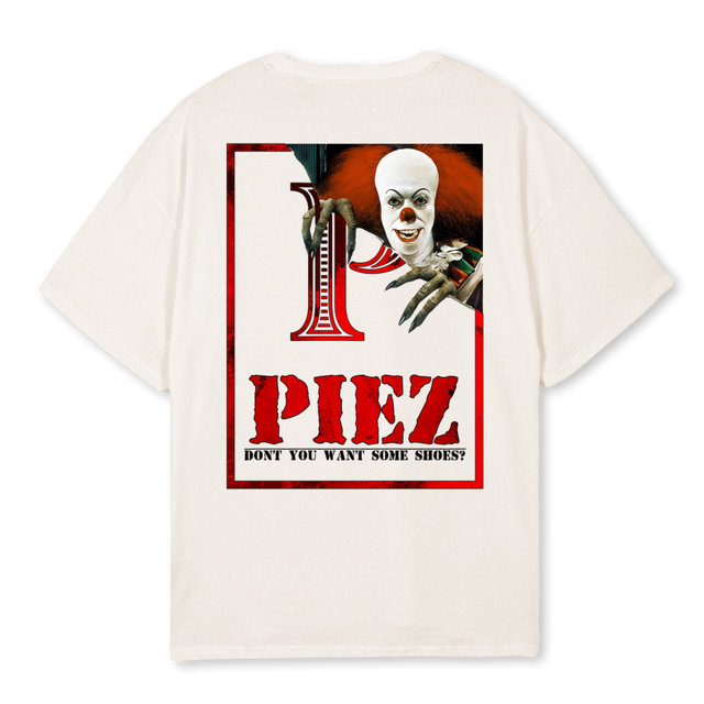 ITXPIEZ Vintage White Oversized Tee.