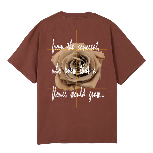 TRTGBRO Vintage Brown Oversized Tee.