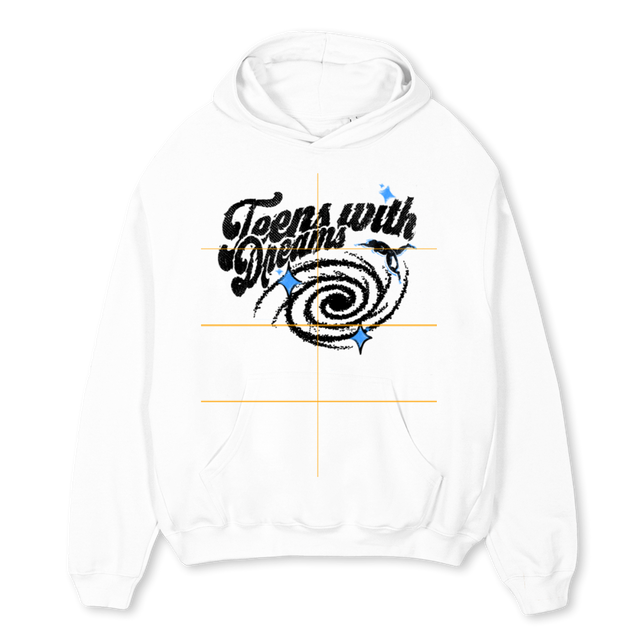 UNIVERSEHOODIE White Oversized Hoodie.