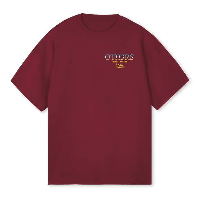 CAMM Burgundy Oversized Tee.