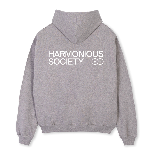 GREYCOREHSHOODIE Grey Marl Oversized Hoodie.