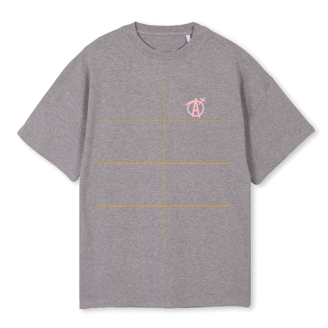 HWAGN Grey Marl Oversized Tee.