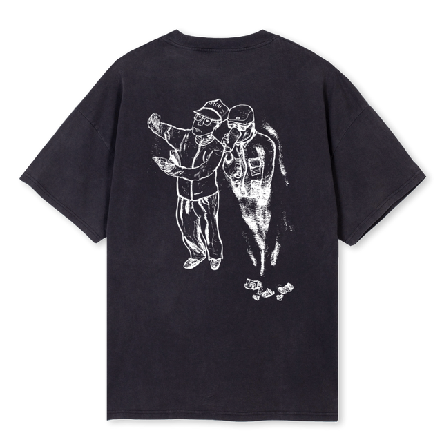 MKTAG Vintage Black Oversized Tee.