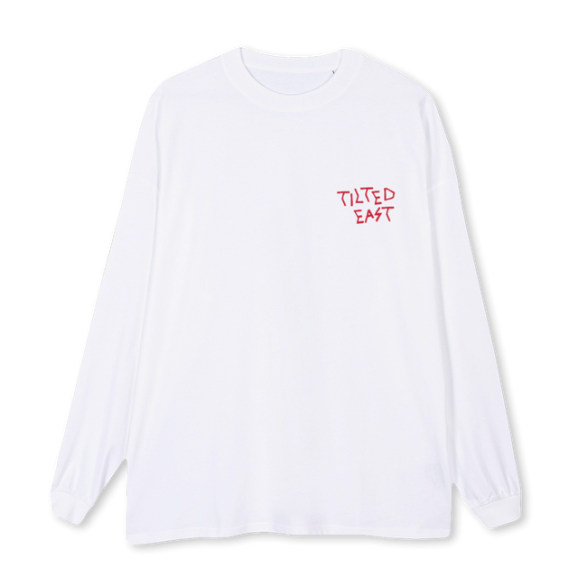 MKTMED White Oversized LS Tee.