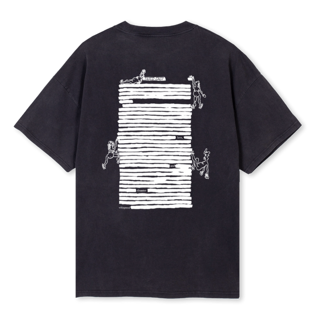 MKTLAD Vintage Black Oversized Tee.