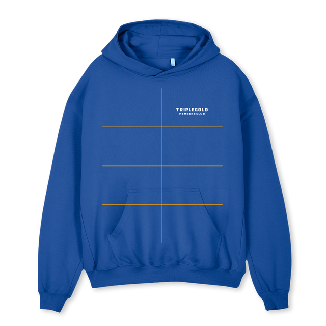 KOBALTMEMBERHOODIE Cobalt Blue Oversized Hoodie.