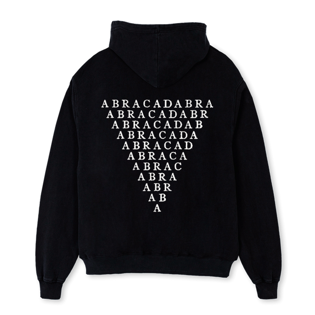 ABRA Black Oversized Hoodie.