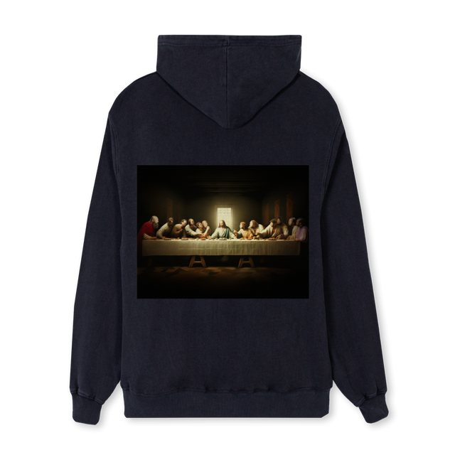 BLINDCOMMUNIONHOODIE Vintage Black Regular Hoodie.
