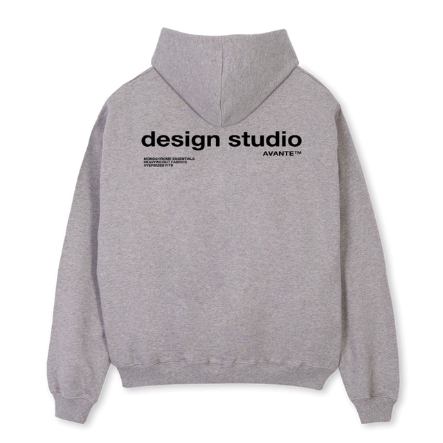DS Grey Marl Oversized Hoodie.