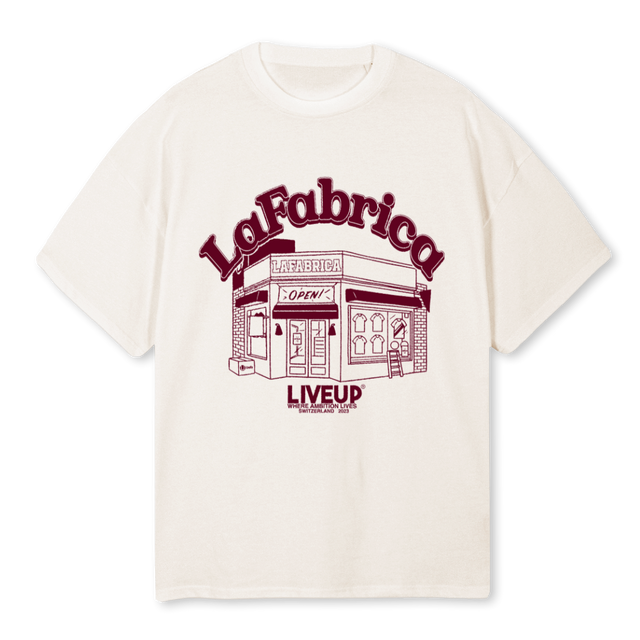 UERUF Vintage White Oversized Tee.