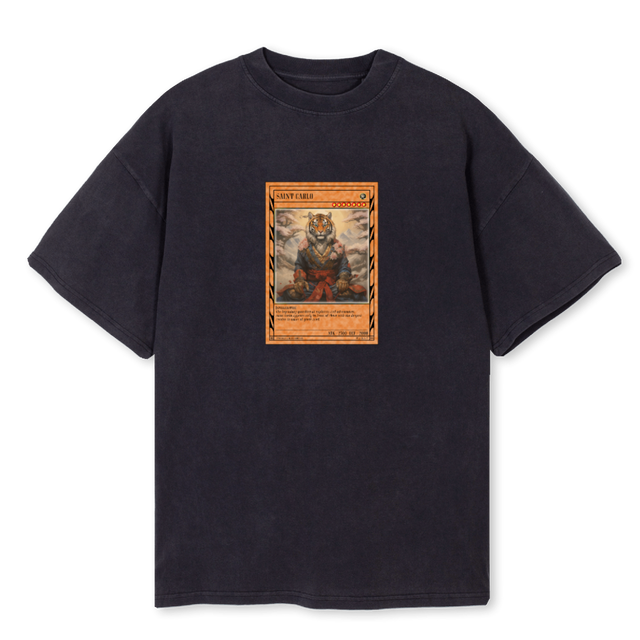 SCYUGI Vintage Black Oversized Tee.