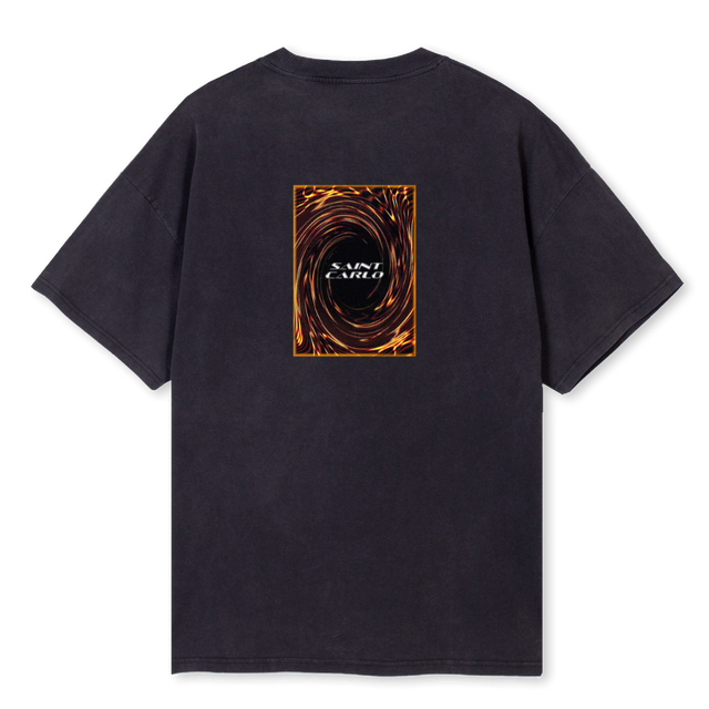 SCYUGI Vintage Black Oversized Tee.