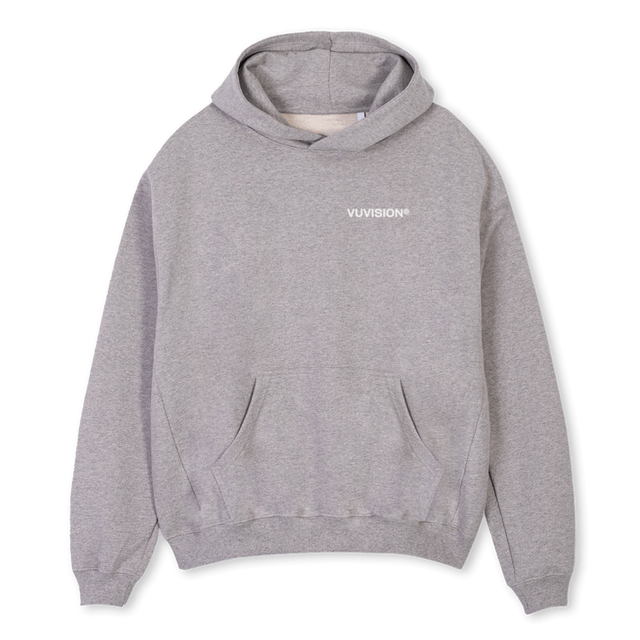 DEVDHOODIE Grey Marl Oversized Hoodie.