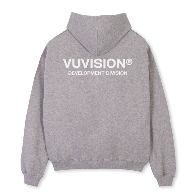 DEVDHOODIE Grey Marl Oversized Hoodie.