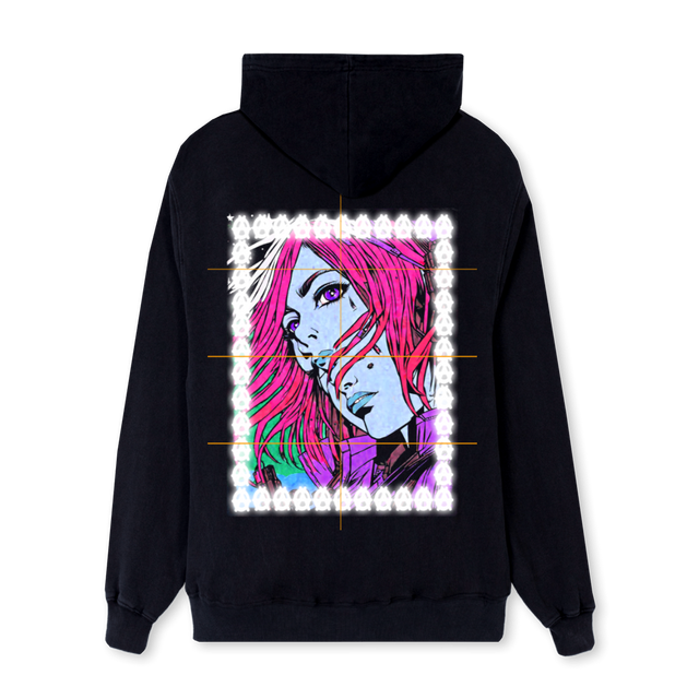 TOPVAMP Black Regular Hoodie.