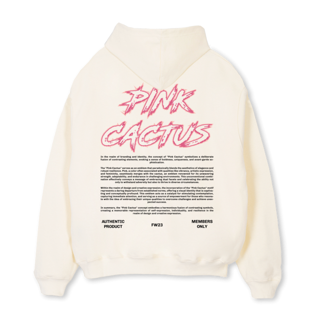 HARIS Cream Oversized Hoodie.