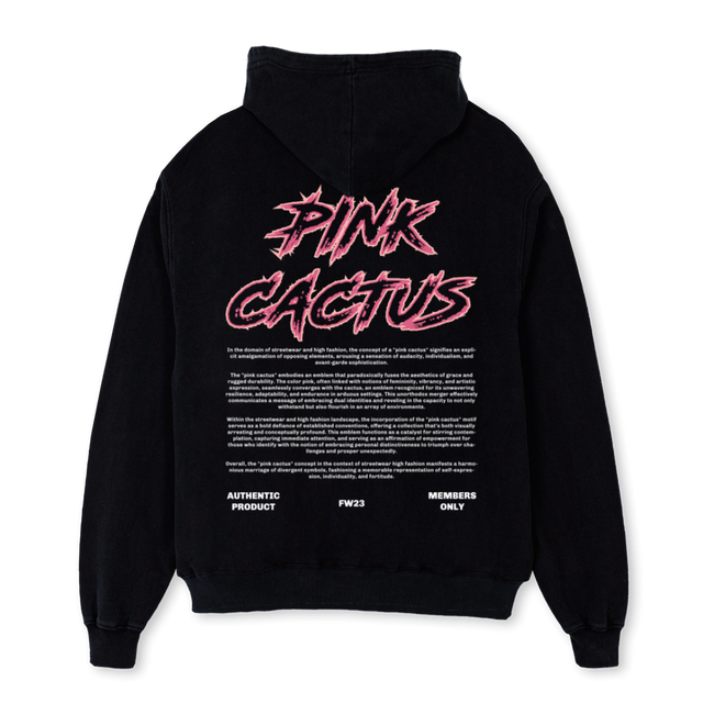 STORYHOODIE Black Oversized Hoodie.