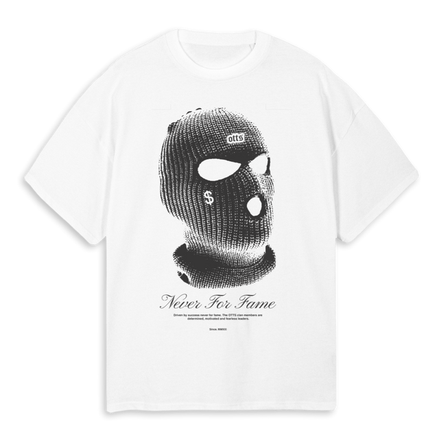 NVRFAMEBLANC White Oversized Tee.