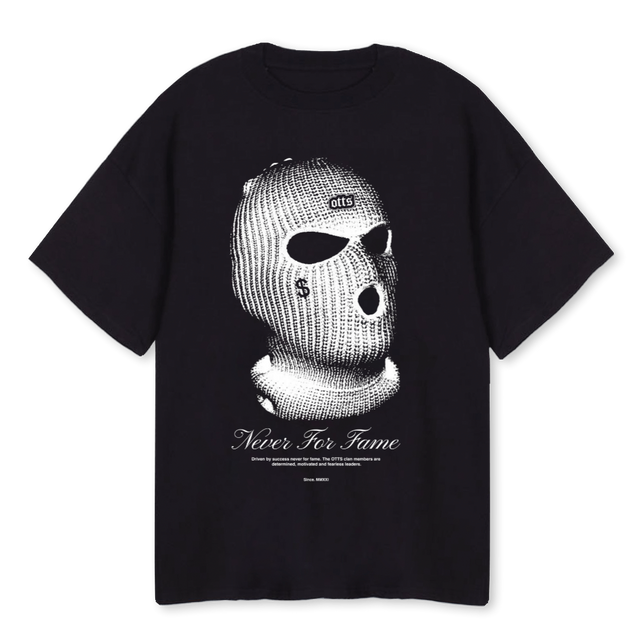 FORFAMENOIR Black Oversized Tee.