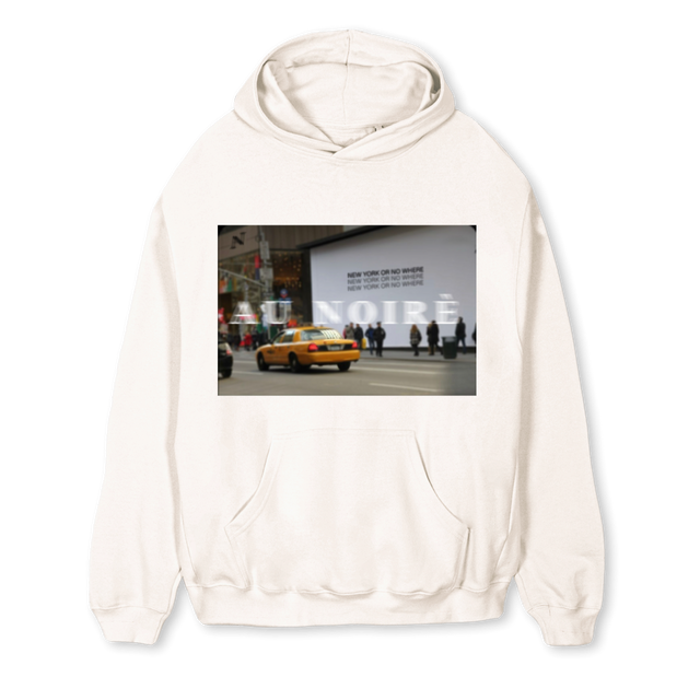 BLURR Vintage White Regular Hoodie.