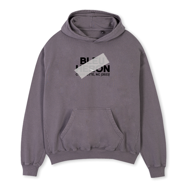 GRTAPE Pigment Grey Oversized Hoodie.