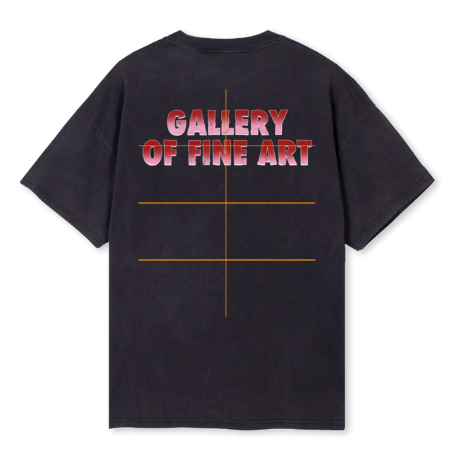 GOFATEEONE Vintage Black Oversized Tee.